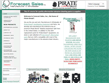 Tablet Screenshot of forecastsalesinc.com